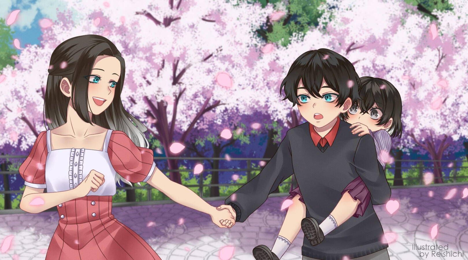 Sora, Mitsue and Miyuki